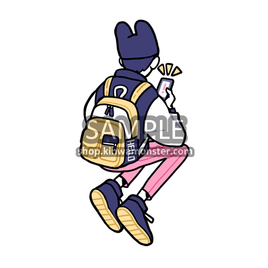 Sticker: HELLO Backpack Boy (LAST CHANCE!)