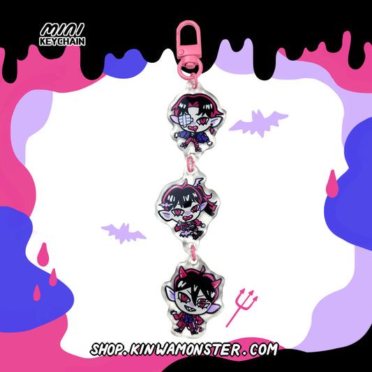 Keychain: Mini Scarlett Siblings