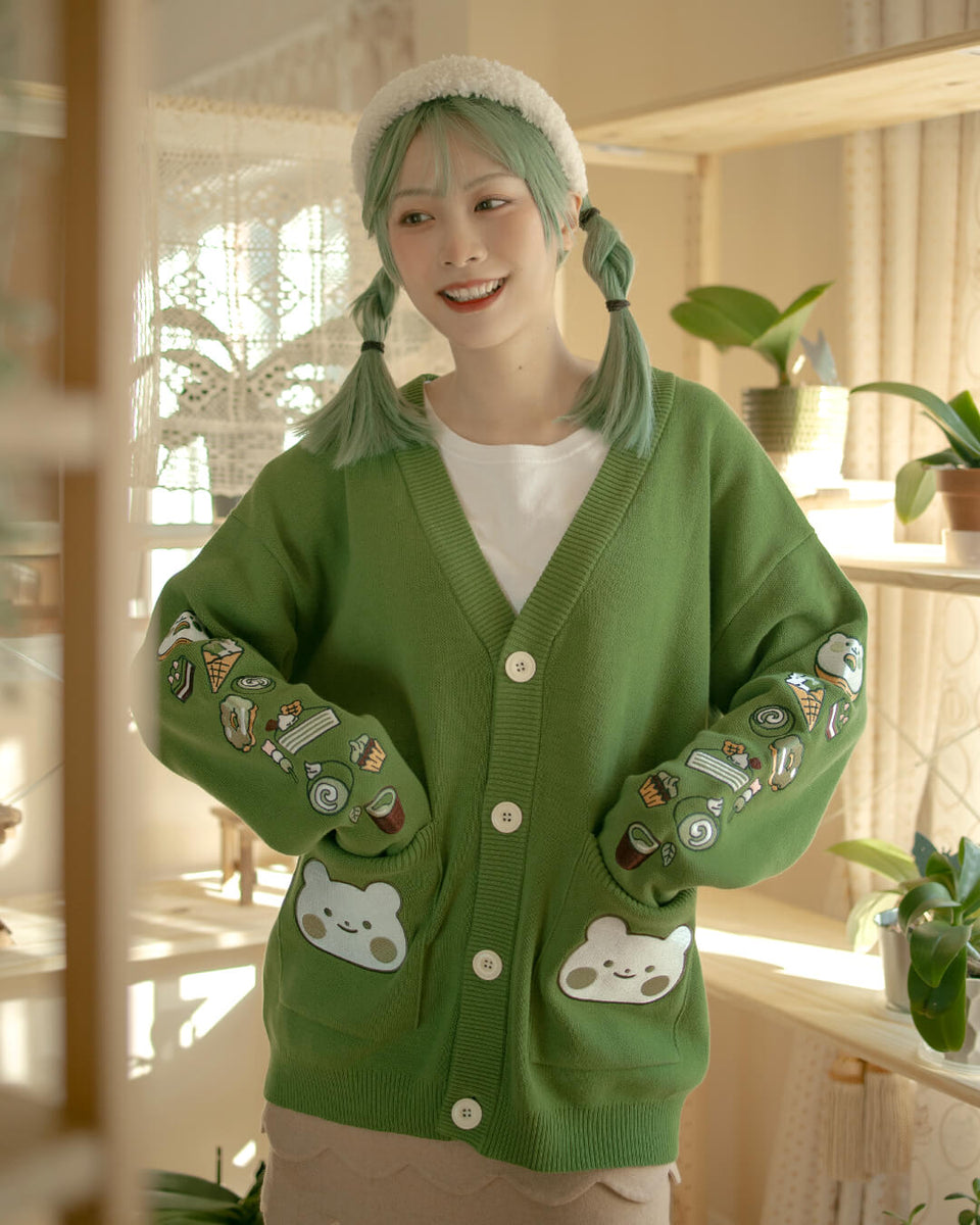 Cardigan: Matcha– KINWAMONSTER