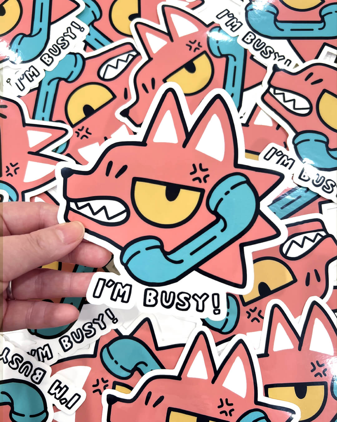 Sticker: I'm Busy (Large)