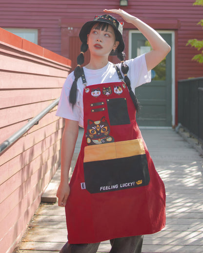 Apron: Lucky Cat