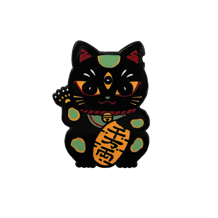 Enamel Pin: LUCKY CAT (LAST CHANCE!)