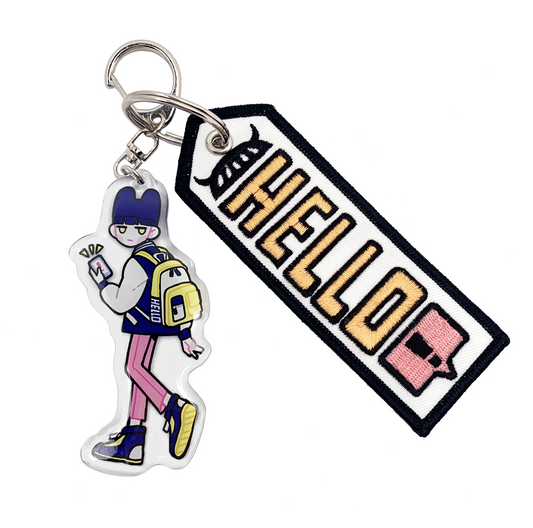 Keychain: Hello Boy