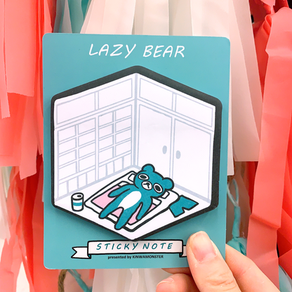 Sticky Note: Lazy Bear (LAST CHANCE!)